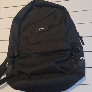 OAKLEY Mens Black Street Backpack Hiking Outdoors Business Shoulder straps